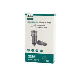 Зарядно- Адаптер за кола - USB + Type-C