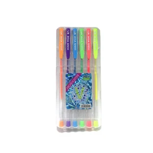 Цветни химикали с брокат - 6 бр.