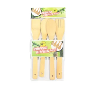 Бамбукови кухненски прибори - 4 бр. - 28см