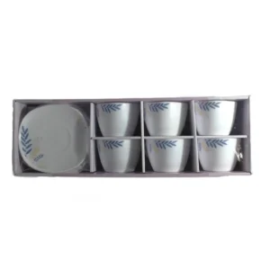 Чаши за кафе с подложки - 6 бр.