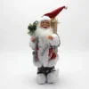 Декоративна фигура Дядо Коледа 30 см в червен костюм с подаръци