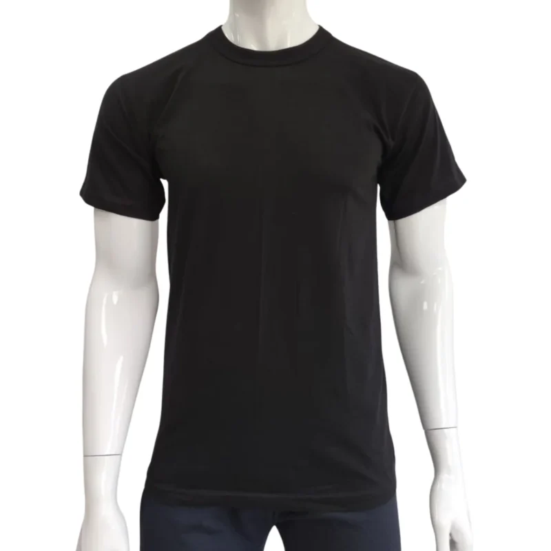 Мъжка тениска - Черно - 100% памук