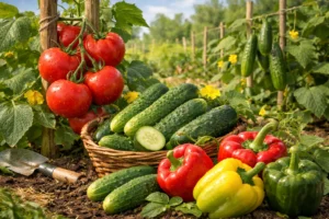 отглеждане на домати краставици и пипер в домашна градина