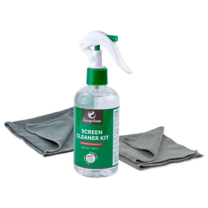 Комплект за почистване на екрани Xmart Easyclean 240C, 240 мл, 2 бр. Кърпи