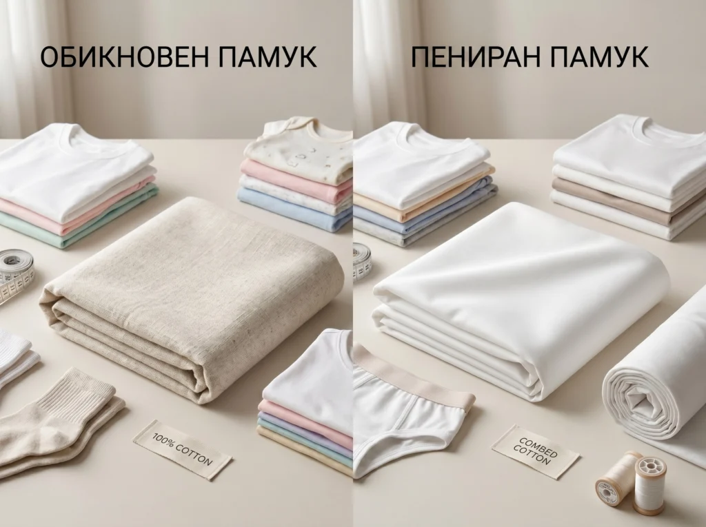Памук vs пениран памук: разлики, предимства и кое да изберем