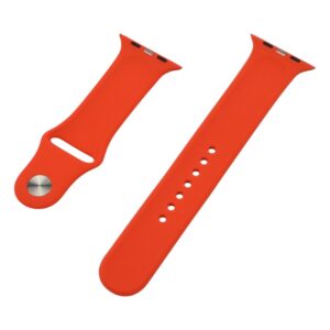 Каишка за Apple Watch Xmart, Силиконова, 22 мм, Червена