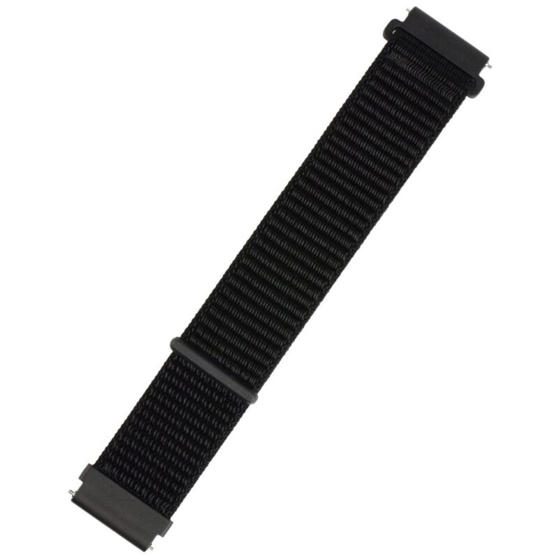 Каишка за часовник Xmart, Текстилна, 22 мм, Dark Black