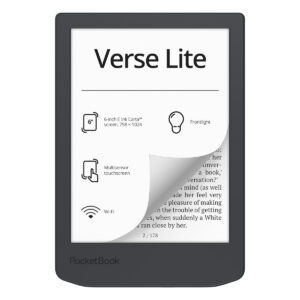 eBook четец PocketBook PB619 Verse Lite, Среднощно сиво