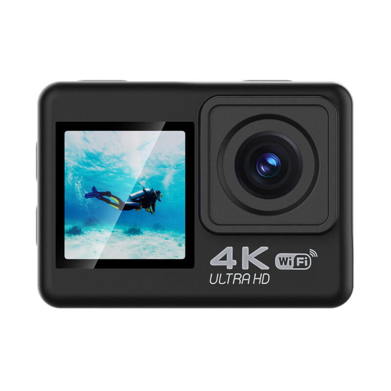 Екшън камера Xmart WF475DS, 4K, Два дисплея, Wi-Fi