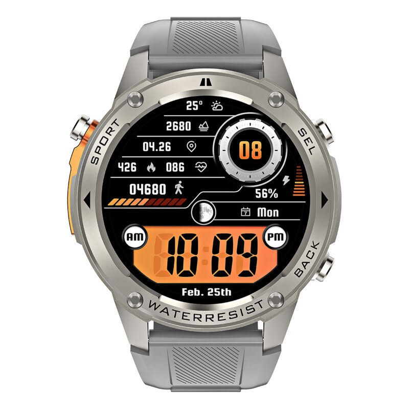 GPS Смарт часовник Xmart AM2410G, Сив