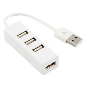 USB хъб Diva 4 порта, USB 2.0, Бял