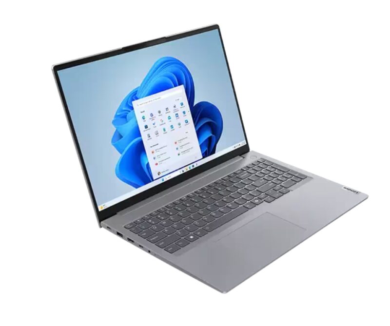 Лаптоп, Lenovo ThinkBook 16 G7 AMD Ryzen 5 7535HS (up to 4.55GHz, 16MB),16GB DDR5-4800, 512GB SSD, 16" WUXGA (1920x1200) IPS AG, Integrated AMD Graphics, FHD&IR Cam, Backlit KB, 3 cell, WLAN, BT, FPR, DOS, 3Y Onsite