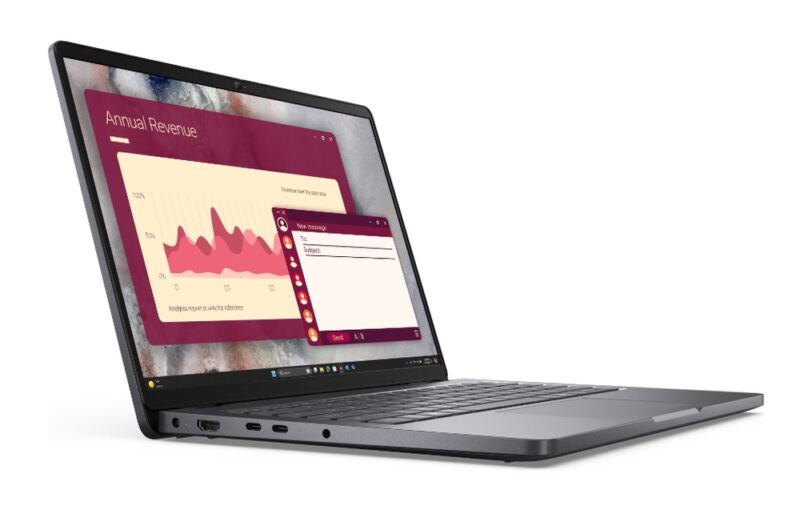 Лаптоп, Dell Pro 14 PC14250, Intel Core 5 120U (10 cores, up to 5.0 GHz), 14" FHD+(1920x1200) IPS, 300nits AG, 16 GB: 1 x 16 GB, DDR5, 5200 MT/s, 512 GB SSD, Intel graphics, FHD HDR IR Cam and Mic, Wi-Fi 6E, FPR, Backlit Kb, Win 11 pro, Magnetite, 3Y PS