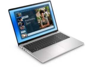 Лаптоп, Dell 16 DC16251, Intel Core 7 150U (10 cores, up to 5.4 GHz), 16.0" FHD+(1920x1200) AG 300nits, 16GB, 2x8GB, DDR5, 5200 MT/s, 512GB M.2 PCIe, Intel Graphics, Cam, FPR, Wi-Fi 6E, Backlit Kb, Ubuntu, Silver, Aluminium, 3Y PS