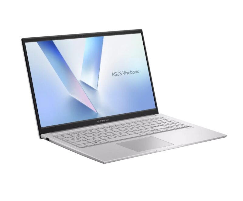 Лаптоп, Asus Vivobook X1504MA-BQ058NA,INTEL WCL Core 5, 15.6" FHD,(1920x1080),16GB DDR5 , SSD 512GB, Chiclet Keyboard with Num-key,No OS, Cool Silver, no adapter, US international