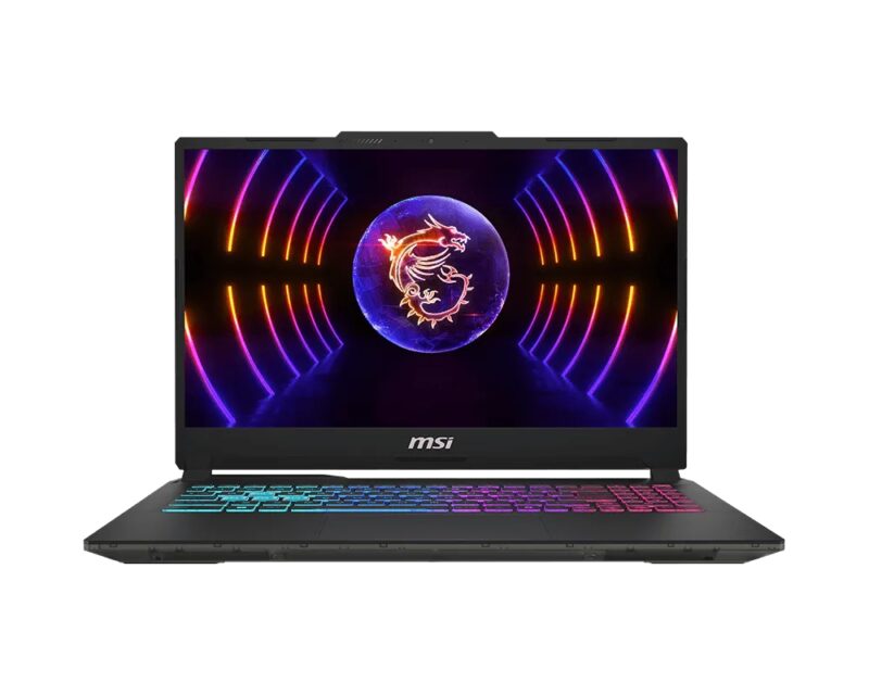 Лаптоп, MSI Cyborg 15 A13VEK, i5-13420H (8C/12T, up to 4.60GHz, 12 MB), GeForce RTX 4050 6GB GDDR6 194 AI TOPS, 15.6" FHD (1920x1080), 144Hz, IPS-Level, 16GB RAM 5200MHz, 512GB PCIe Gen4x4 SSD, WiFi 6E, BT5.3, 4-Zone RGB Kbd, NO OS, 53.5Whr, 1.98 kg