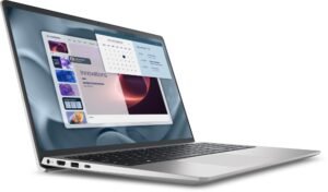 Лаптоп, Dell Pro 15 Essential PV15250, Intel Core 3 100U (6 cores, up to 4.7 GHz), 15.6" FHD (1920x1080) 120Hz WVA AG, 8GB, 1x8GB, DDR5, 4400MT/s, 512GB M.2 PCIe NVMe, Intel UHD Graphics, HD RGB cam, Wi-Fi 6, FPR, BG kbd, Ubuntu, Platinum Silver, 3Y PS