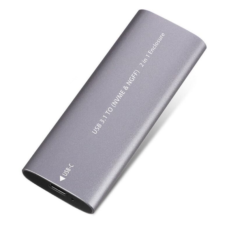 Външна кутия Xmart 10GBA за M.2 SSD, сребриста