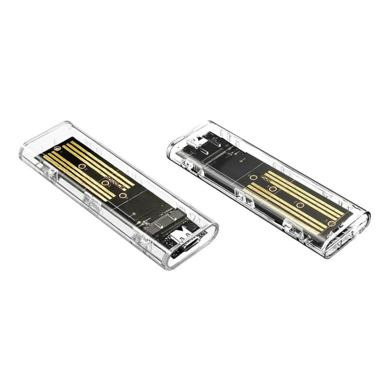Външна кутия Xmart 10GBT за M.2 SSD, прозрачна