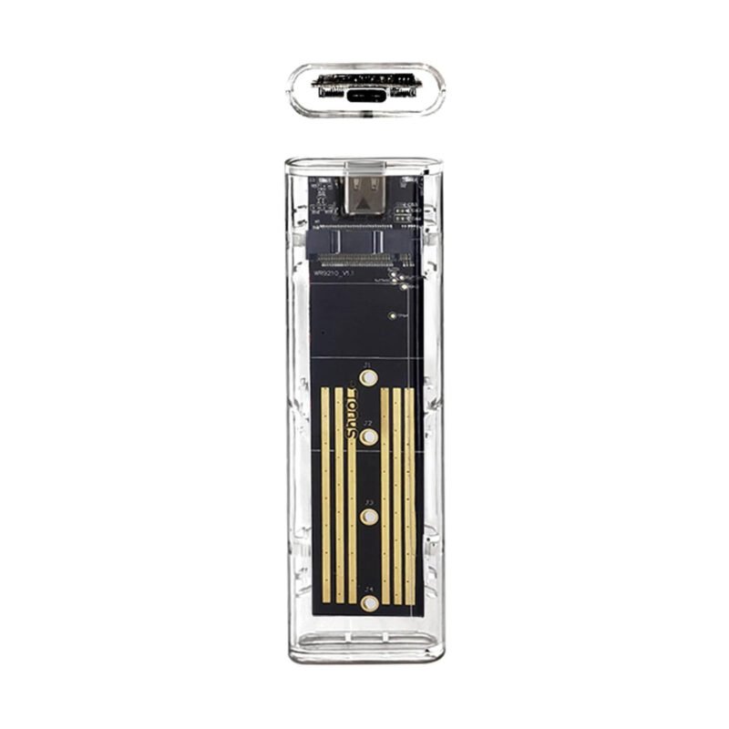 Външна кутия Xmart 10GBT за M.2 SSD, прозрачна