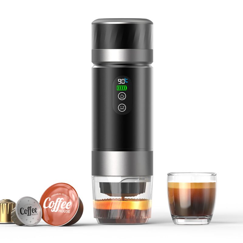Преносима еспресо машина Xmart KF-JN-03 Plus, черна
