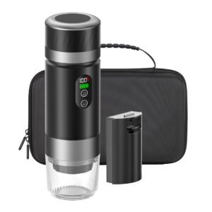 Преносима еспресо машина Xmart KF-JN-03 Plus, черна