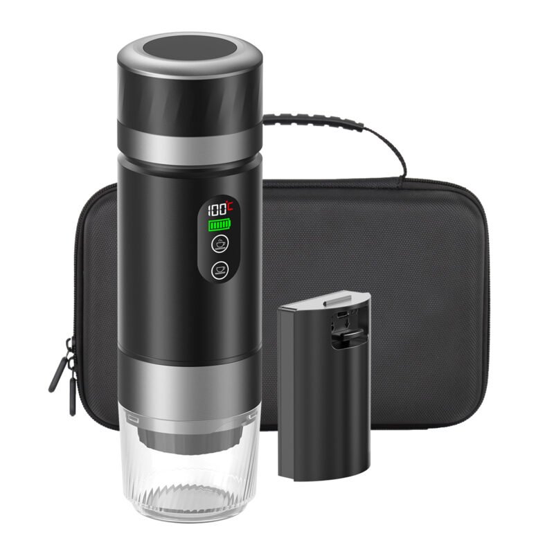Преносима еспресо машина Xmart KF-JN-03 Plus, черна