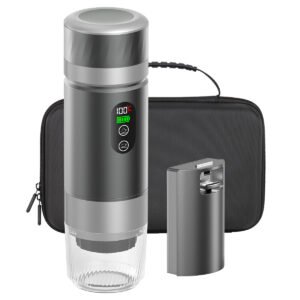 Преносима еспресо машина Xmart KF-JN-03 Plus, сива