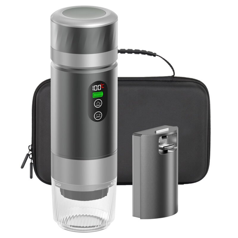 Преносима еспресо машина Xmart KF-JN-03 Plus, сива