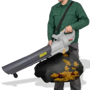 Листосъбирач KraftWorld 3000W – 3в1 издухване, засмукване, раздробяване